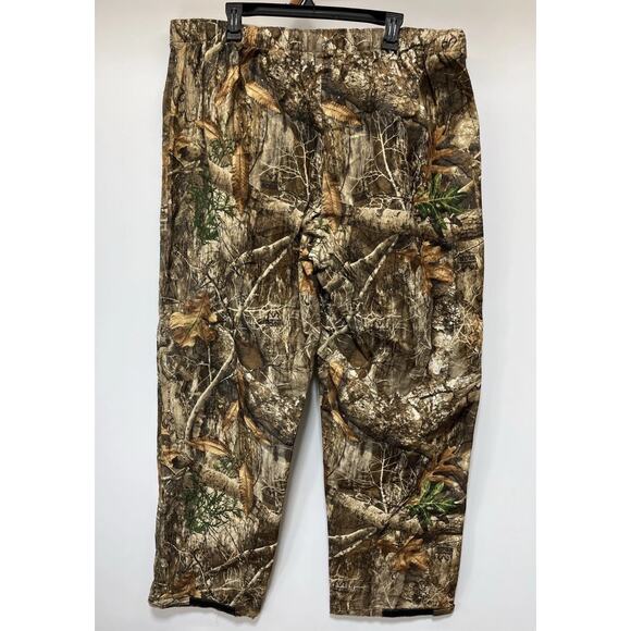 Frogg Toggs Realtree Edge Camo Hunting Rain Pants Men's Size XXL Stretch - Picture 2 of 7
